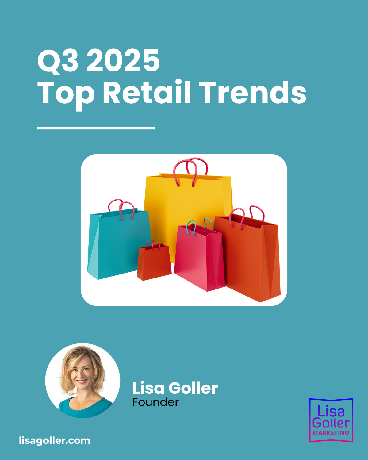 Q3 2025 Top Retail Trends. Lisa Goller Marketing. lisagoller.com1
