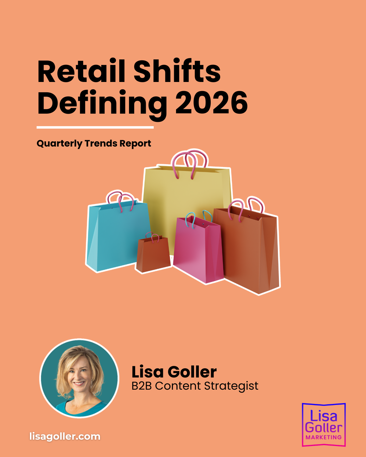 Retail Shifts Defining 2026. Lisa Goller Marketing. lisagoller.com